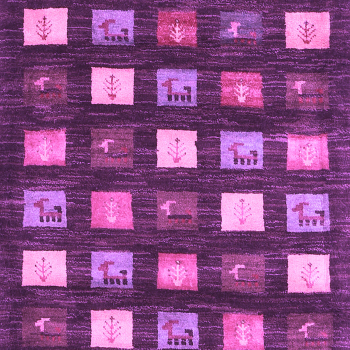 Abstract Purple Contemporary Rug, con2827pur