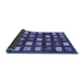 Sideview of Abstract Blue Contemporary Rug, con2827blu