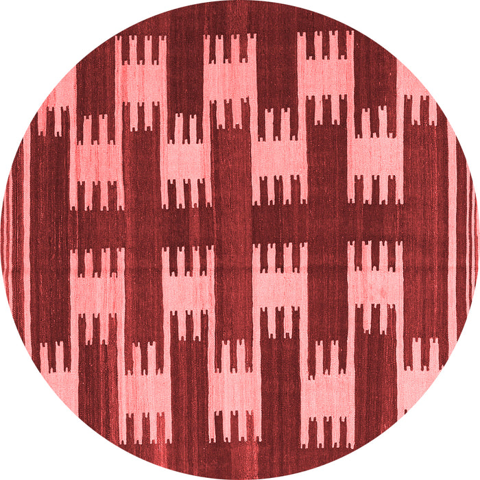 Machine Washable Abstract Red Contemporary Rug, wshcon2828red