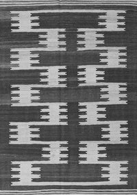 Abstract Gray Contemporary Rug, con2828gry