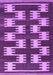 Machine Washable Abstract Purple Contemporary Area Rugs, wshcon2828pur