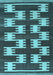 Machine Washable Abstract Light Blue Contemporary Rug, wshcon2828lblu