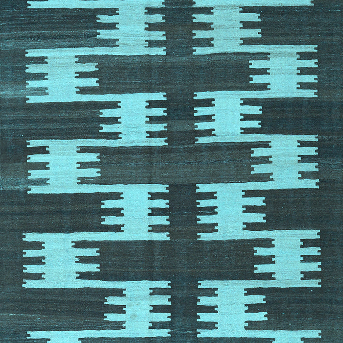 Machine Washable Abstract Light Blue Contemporary Rug, wshcon2828lblu