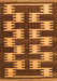 Serging Thickness of Machine Washable Abstract Orange Contemporary Area Rugs, wshcon2828org