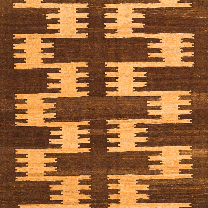 Serging Thickness of Machine Washable Abstract Orange Contemporary Area Rugs, wshcon2828org