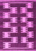 Machine Washable Abstract Pink Contemporary Rug, wshcon2828pnk