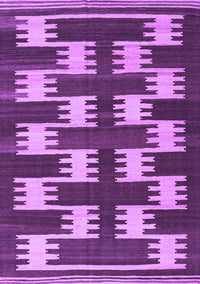 Abstract Purple Contemporary Rug, con2828pur