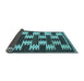 Sideview of Abstract Light Blue Contemporary Rug, con2828lblu