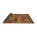 Sideview of Southwestern Brown Country Rug, con2829brn