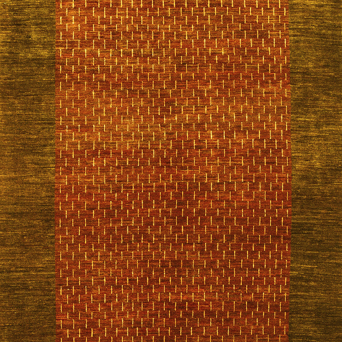 Abstract Yellow Contemporary Rug, con282yw
