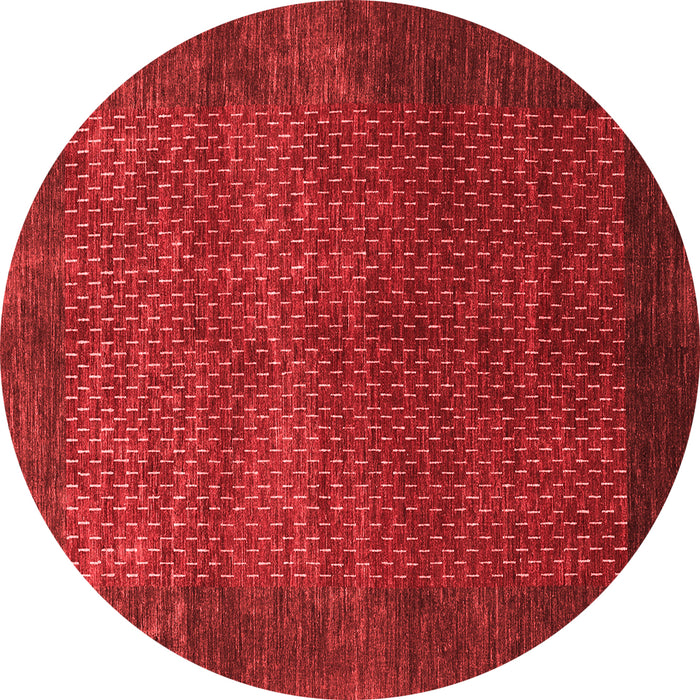 Machine Washable Abstract Red Contemporary Rug, wshcon282red