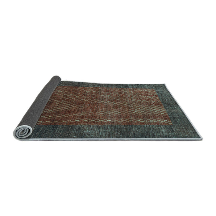 Sideview of Abstract Light Blue Contemporary Rug, con282lblu