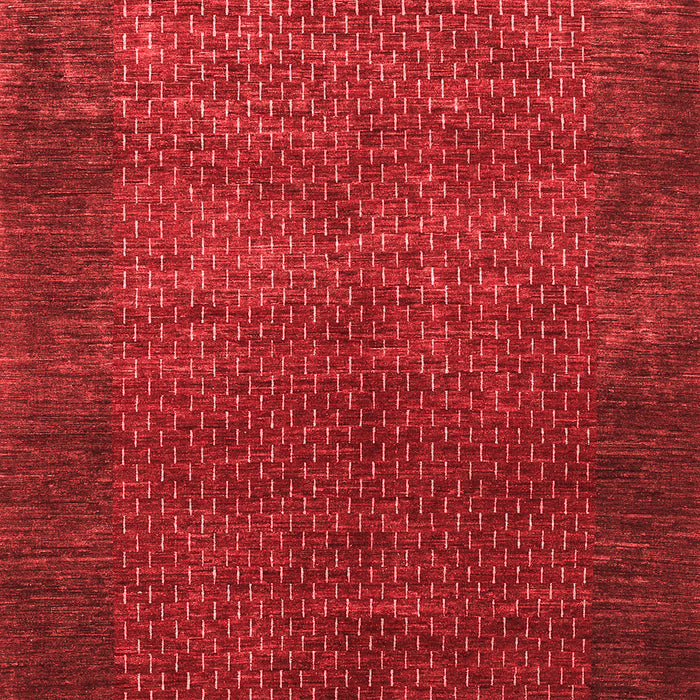 Machine Washable Abstract Red Contemporary Rug, wshcon282red