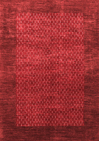 Abstract Red Contemporary Rug, con282red