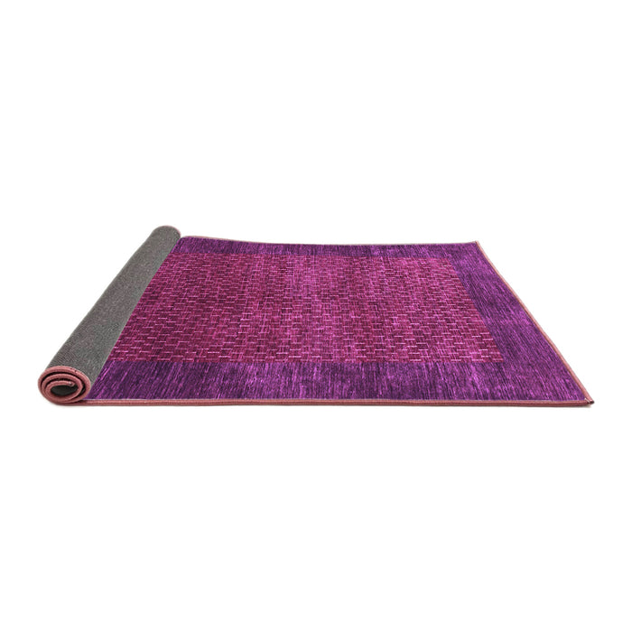 Sideview of Abstract Purple Contemporary Rug, con282pur