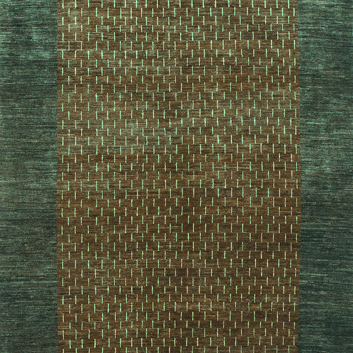 Machine Washable Abstract Turquoise Contemporary Area Rugs, wshcon282turq