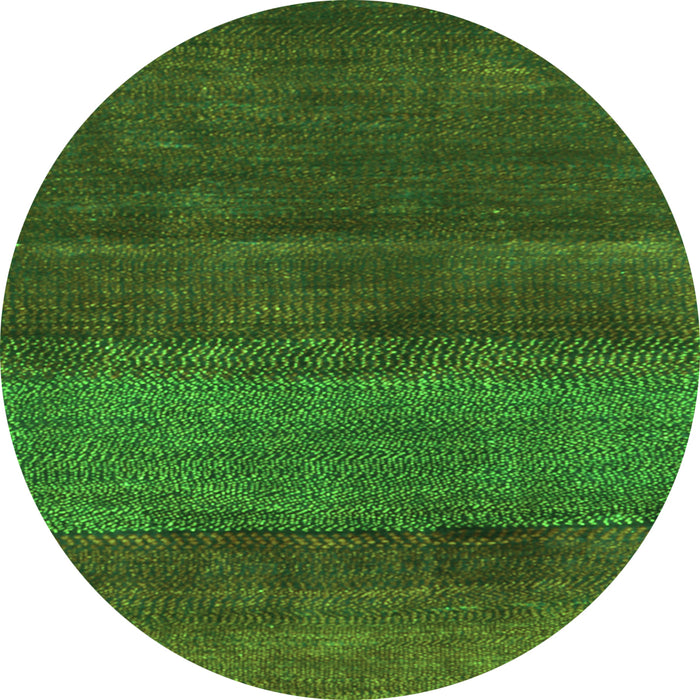 Machine Washable Abstract Green Contemporary Area Rugs, wshcon2830grn