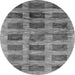 Machine Washable Abstract Gray Contemporary Rug, wshcon2831gry