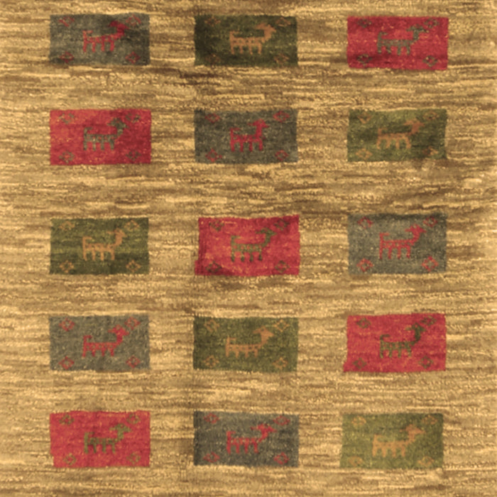 Machine Washable Abstract Brown Contemporary Rug, wshcon2831brn