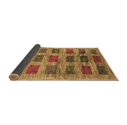 Sideview of Abstract Brown Contemporary Rug, con2831brn