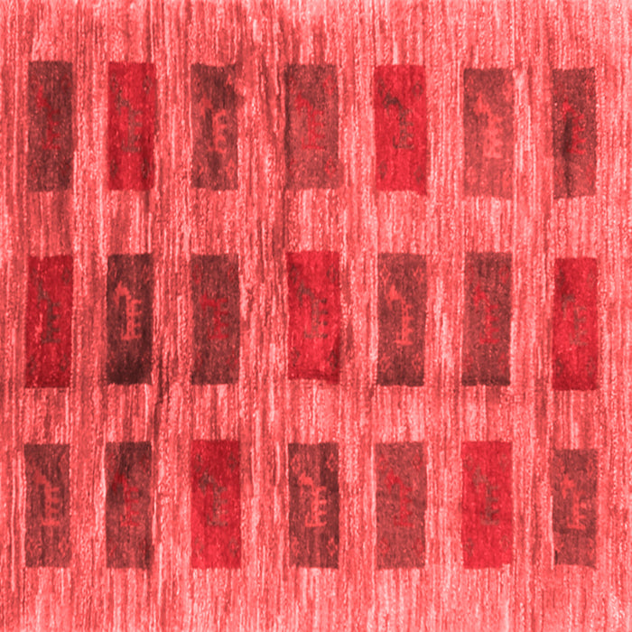 Machine Washable Abstract Red Contemporary Rug, wshcon2831red