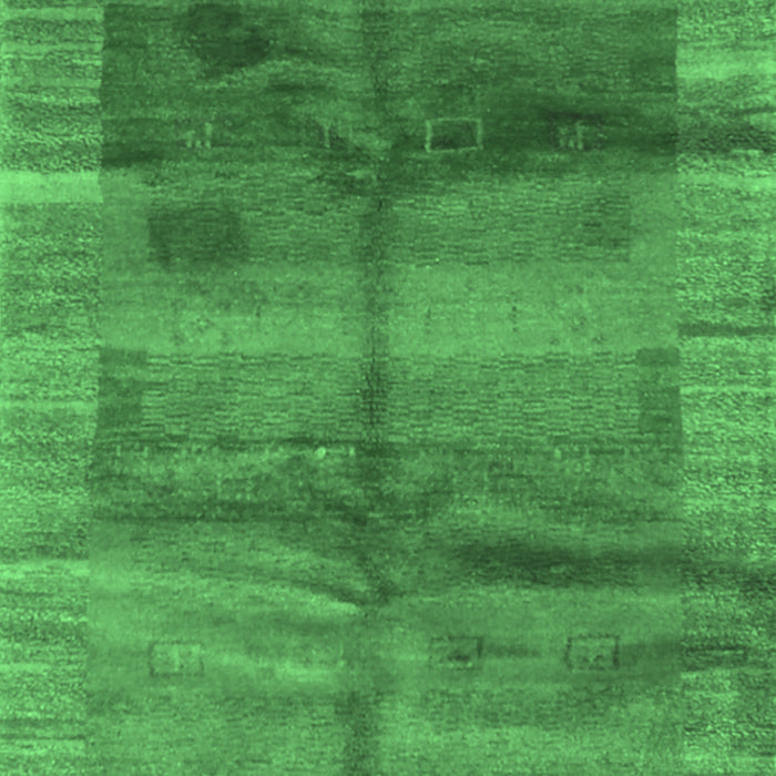 Machine Washable Abstract Emerald Green Contemporary Area Rugs, wshcon2832emgrn