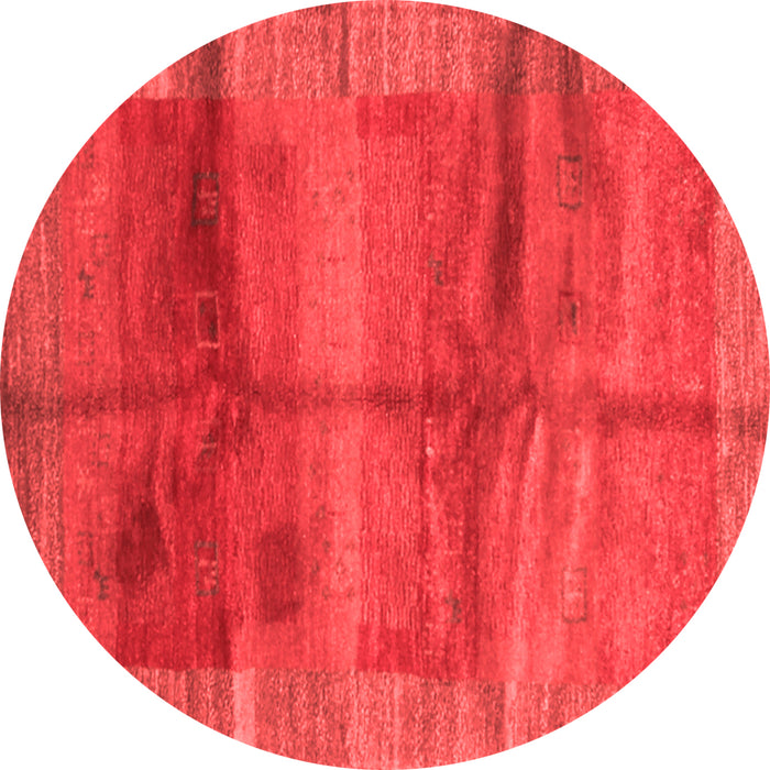 Machine Washable Abstract Red Contemporary Rug, wshcon2832red