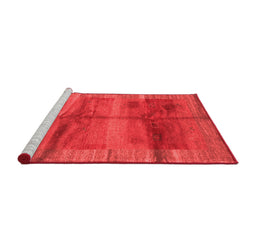 Contemporary Red Washable Rugs