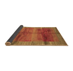 Sideview of Abstract Brown Contemporary Rug, con2832brn