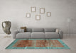 Machine Washable Abstract Light Blue Contemporary Rug in a Living Room, wshcon2832lblu