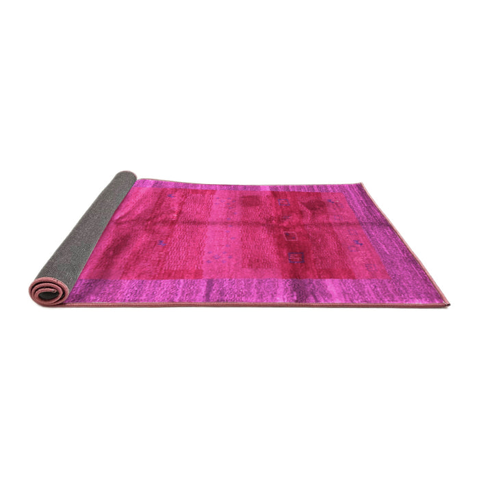 Sideview of Abstract Pink Contemporary Rug, con2832pnk