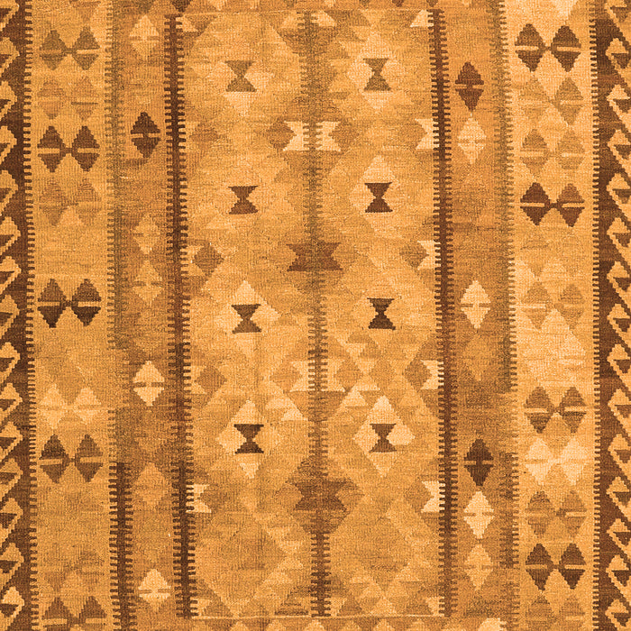 Abstract Orange Contemporary Rug, con2833org