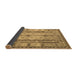 Sideview of Abstract Brown Contemporary Rug, con2833brn