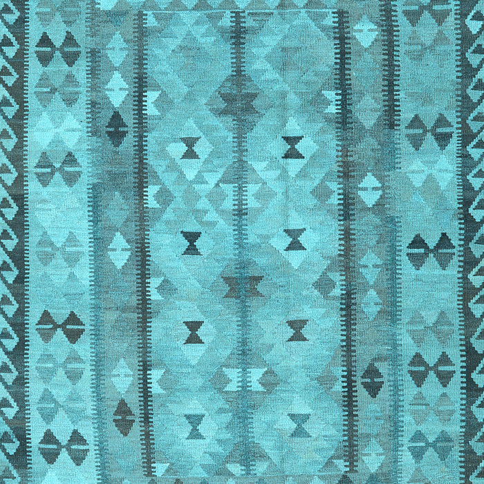 Abstract Light Blue Contemporary Rug, con2833lblu