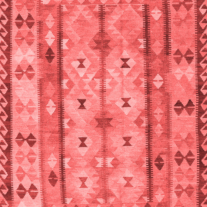 Abstract Red Contemporary Area Rugs