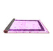 Sideview of Solid Purple Modern Rug, con2834pur