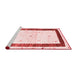 Modern Red Washable Rugs