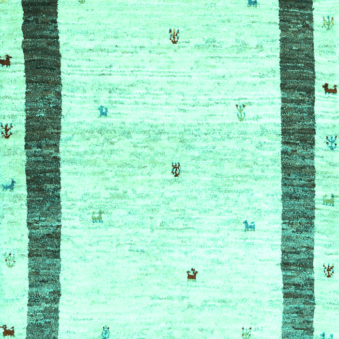 Machine Washable Solid Turquoise Modern Area Rugs, wshcon2834turq