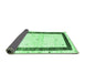 Sideview of Solid Emerald Green Modern Rug, con2834emgrn