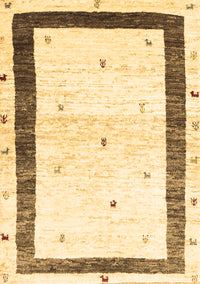 Solid Brown Modern Rug, con2834brn