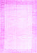 Machine Washable Solid Purple Modern Area Rugs, wshcon2835pur