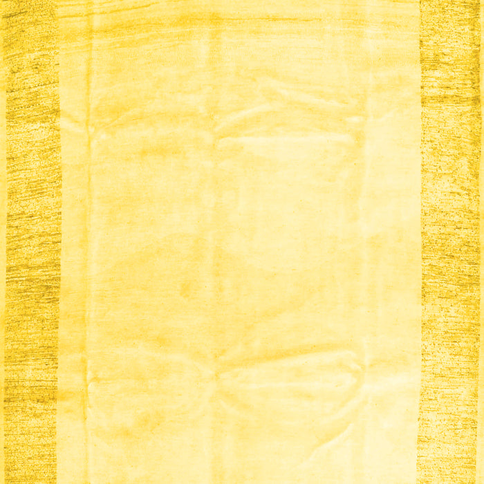 Solid Yellow Modern Rug, con2835yw