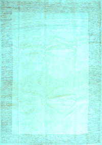 Solid Light Blue Modern Rug, con2835lblu