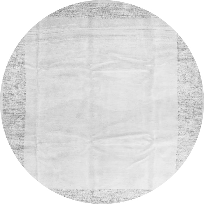 Square Solid Gray Modern Rug, con2835gry