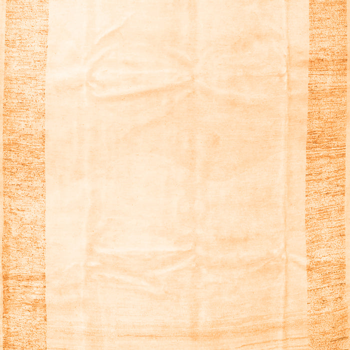 Solid Orange Modern Rug, con2835org