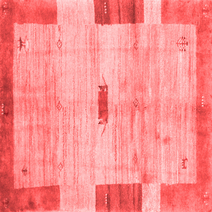 Abstract Red Contemporary Rug, con2836red