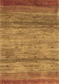 Abstract Brown Contemporary Rug, con2837brn