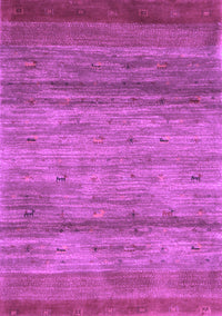 Abstract Purple Contemporary Rug, con2837pur