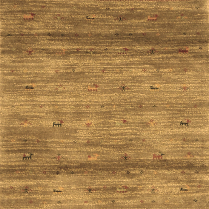 Machine Washable Abstract Brown Contemporary Rug, wshcon2837brn