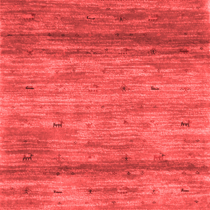 Abstract Red Contemporary Area Rugs